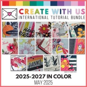 Create with Us Tutorial Bundle featuring Stampin' Up! 2025-2025 In-Colors