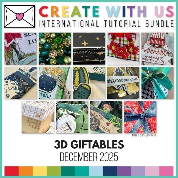 Create with Us Tutorial Bundle Header, 3D Giftable Project tutorials, 2025 December