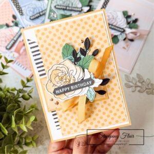 Around the World on Wednesday Blog Hop, 2026 May, Let's Celebrate, Birthday Card, Stampin' Up! In Colors, Free tutorial