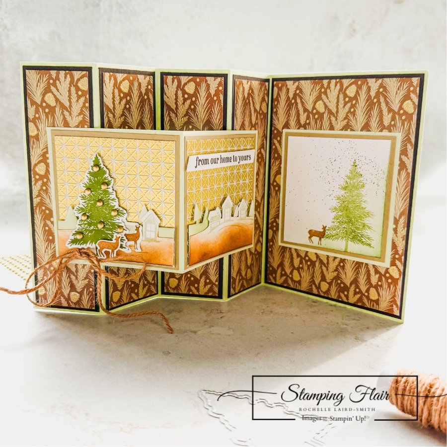 Neutral Noel WV Fun Fold Card